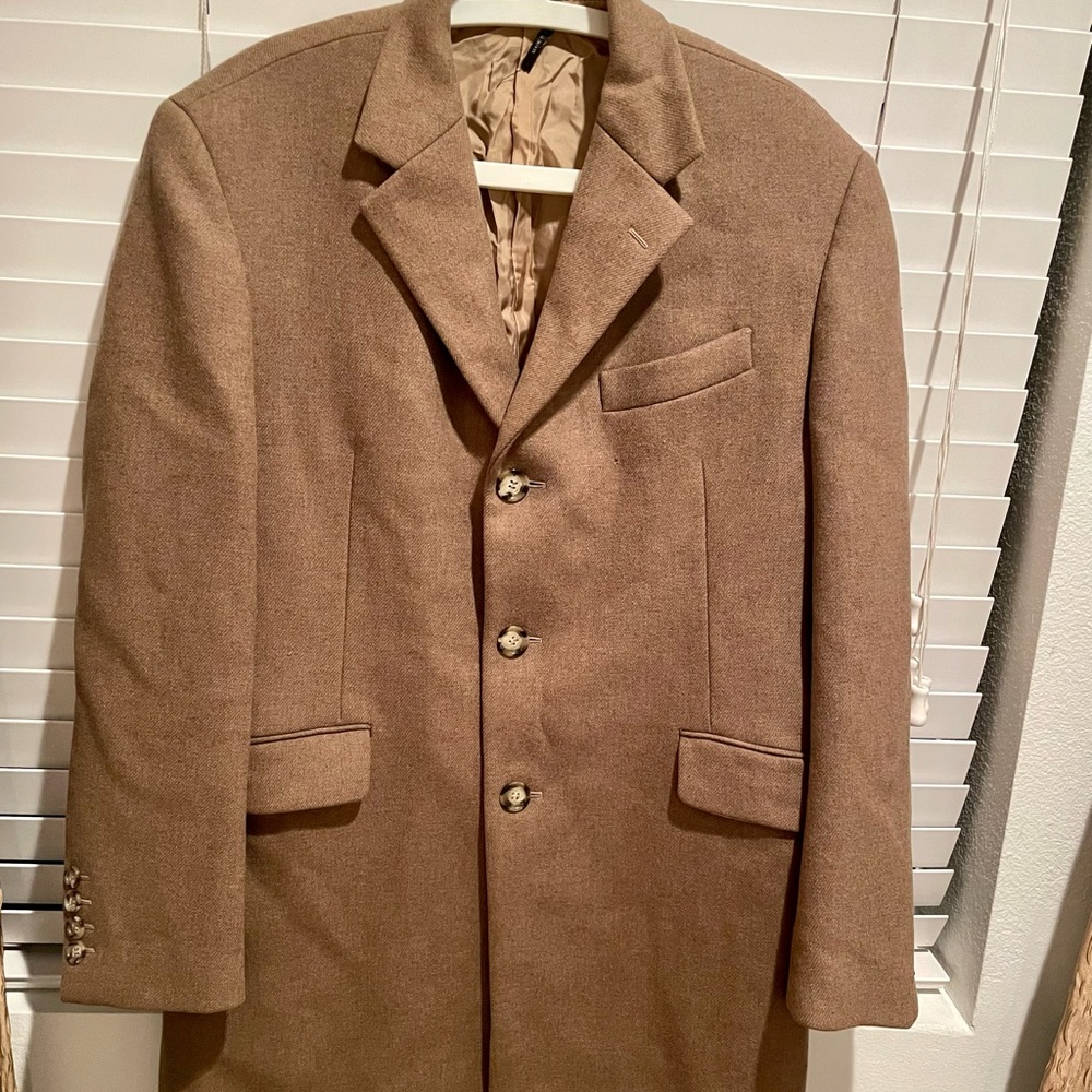 Authentic Wool PRADA Men’s coat, beige